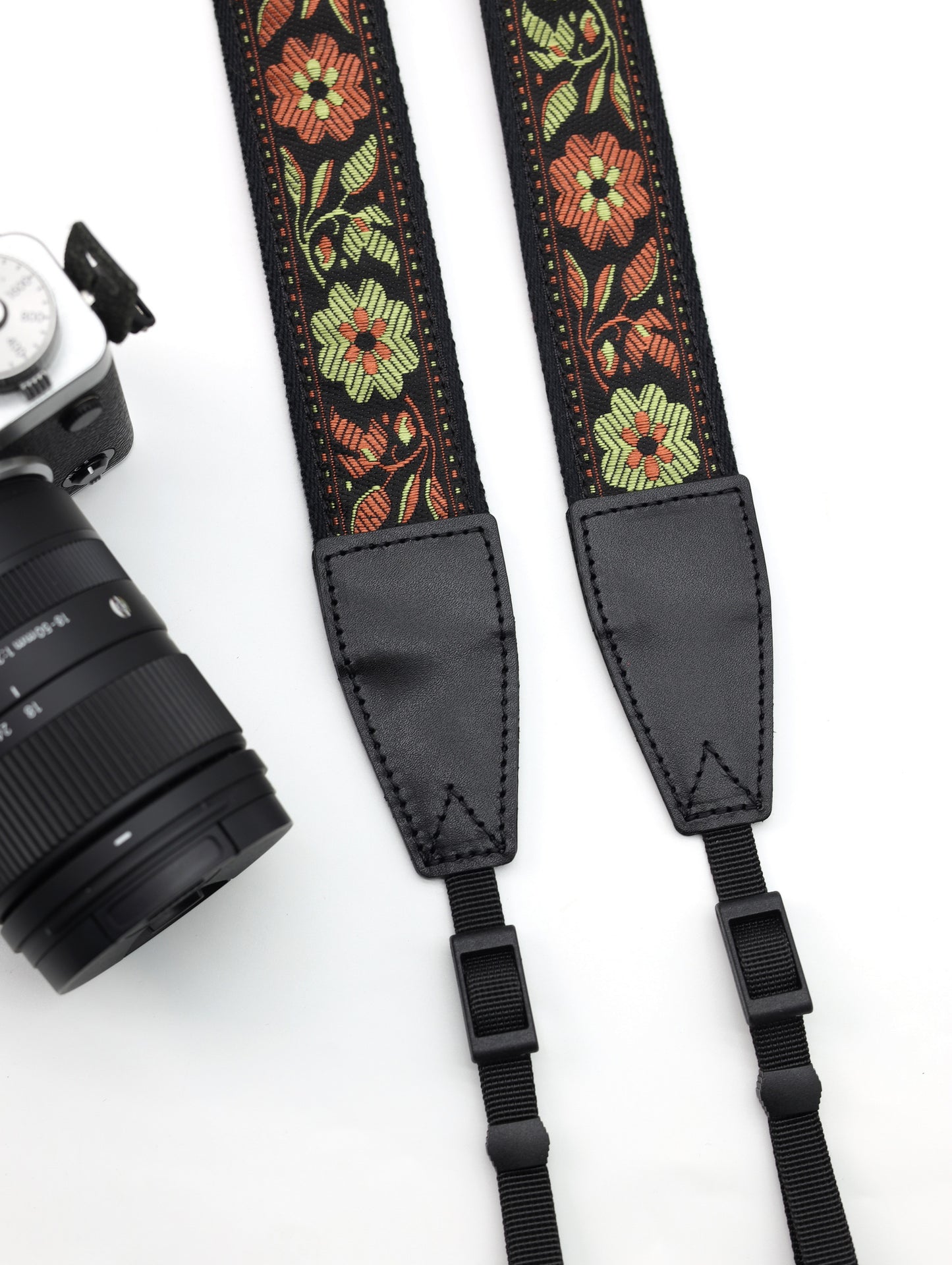 Embroidered Ribbon Camera Strap | Photography Accessories | Holiday Gift | 1.5“ Width