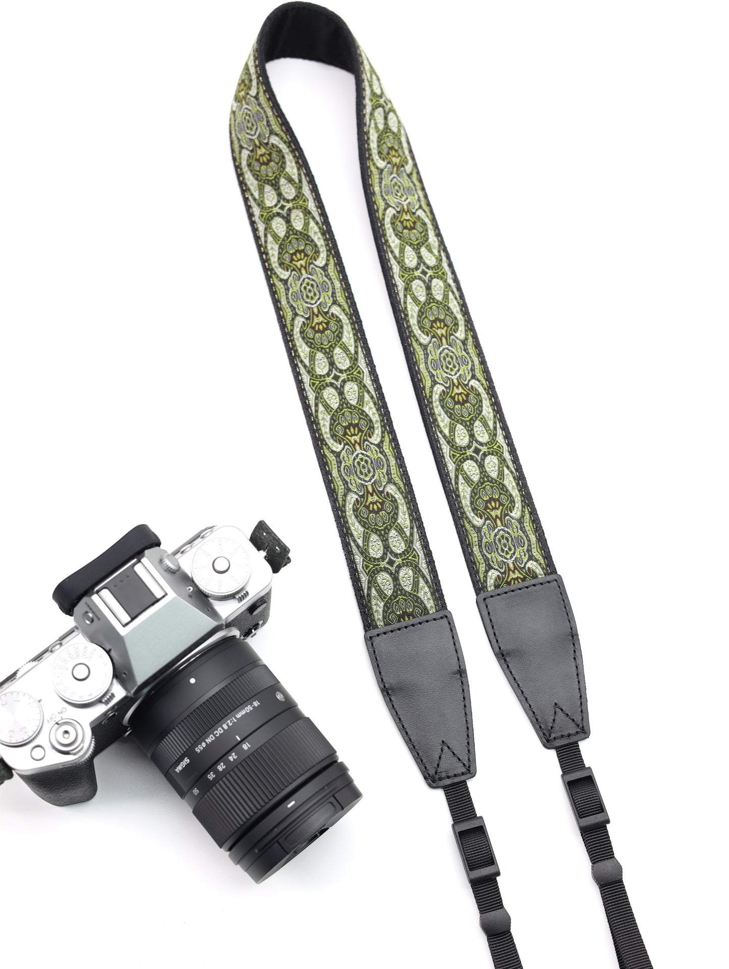 Embroidered Ribbon Camera Strap | Photography Accessories | Holiday Gift | 1.5“ Width